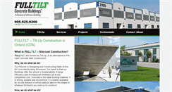 Desktop Screenshot of fulltiltconcrete.com
