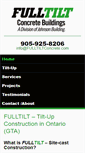 Mobile Screenshot of fulltiltconcrete.com
