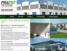 Tablet Screenshot of fulltiltconcrete.com